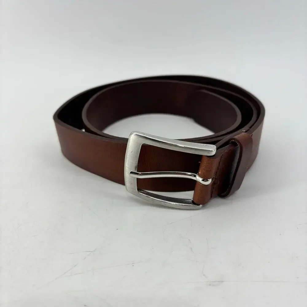 H&M Brown Size Small Leather Belt Unisex Women Men Casual Minimalist